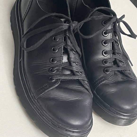 Dr. Martens Men's Black Leather Sneakers - Picture 1 of 6